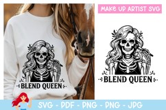 12 Makeup artist SVG, Makeup artist inspired SVG set Product Image 4