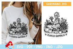 Planted happiness SVG, Garden inspired SVG Product Image 1