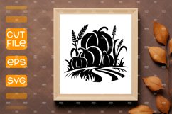 Autumn pumpkin patch SVG, Autumn cut file, Door Sign SVG Product Image 1