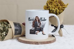 Boss Babe Charm - Empowering Businesswoman PNG Clip Art Product Image 3