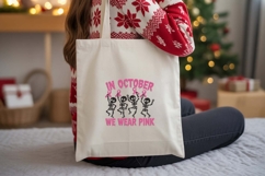 In October We Wear Pink Embroidery Product Image 4