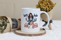 Boss Babe Charm - Empowering Businesswoman PNG Clip Art Product Image 3