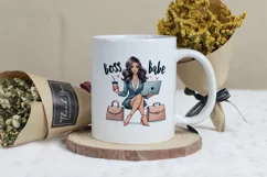 Boss Babe Charm - Empowering Businesswoman PNG Clip Art Product Image 3