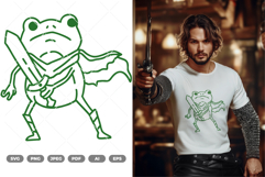 Toad Knight SVG &amp; Clipart Product Image 1