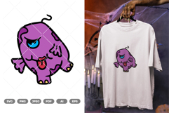 Monster Colored SVG &amp; Clipart Product Image 1