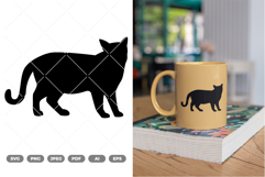 Black Cat SVG &amp; Clipart Product Image 1