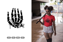 Skeleton Hand SVG &amp; Clipart - Halloween SVG Product Image 1