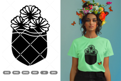 Flowers in The Pocket SVG &amp; Clipart Product Image 1
