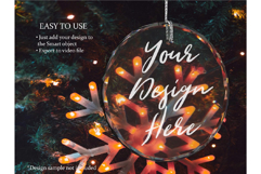 Crystal Glass Ornament Video Mockup Product Image 4