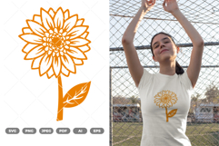 Sunflower SVG &amp; Clipart Product Image 1