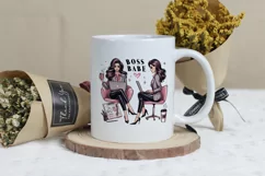 Boss Babe Charm - Empowering Businesswoman PNG Clip Art Product Image 3
