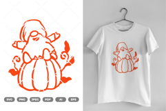 Fall Gnome SVG &amp; Clipart Product Image 1