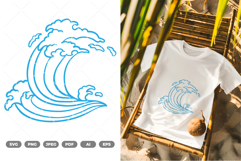 Wave SVG &amp; Clipart Product Image 1