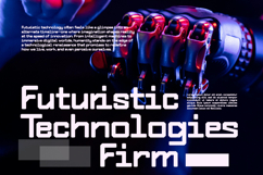 Ersiqust - Futuristic Monospace Font Product Image 4