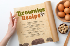 Milano Biscuit - Food Font Product Image 4