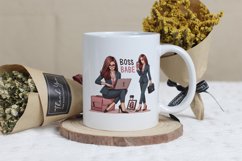 Boss Babe Charm - Empowering Businesswoman PNG Clip Art Product Image 3