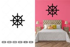 Ship Steering Wheel SVG &amp; Clipart Product Image 1
