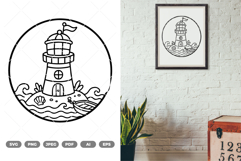 Lighthouse SVG &amp; Clipart Product Image 1