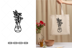 Blooming Flowers SVG &amp; Clipart Product Image 1