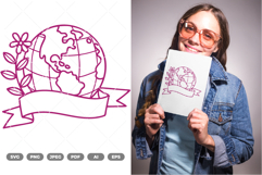 Globe SVG &amp; Clipart Product Image 1