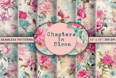 Literary Garden: Chapters in Bloom Floral Seamless Patterns Product Image 1