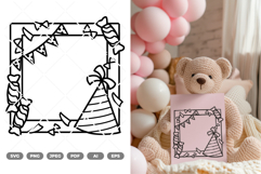Birthday Frame SVG &amp; Clipart Product Image 1
