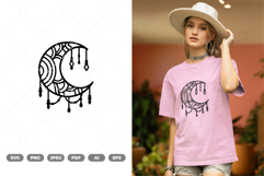 Mandala Moon SVG &amp; Clipart Product Image 1