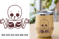 Skull SVG &amp; Clipart Product Image 1