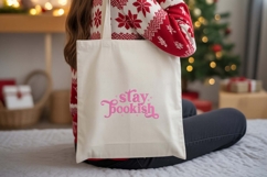 Stay Bookish Quote Embroidery Design Product Image 4