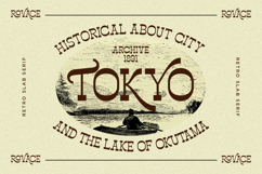 Rovace - Retro Slab Serif Font Product Image 4