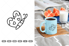 Kawaii Spring Doodle SVG &amp; Clipart Product Image 1