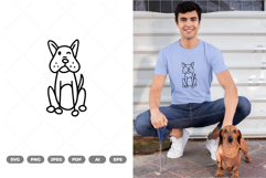 Dog Doodle SVG &amp; Clipart Product Image 1