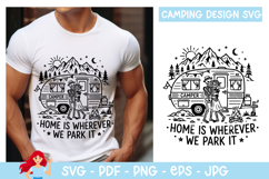 Home is wherever we park it SVG, Camp SVG Product Image 1