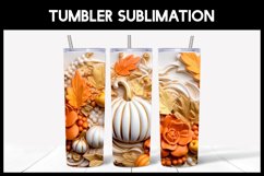3D Pumpkins Tumbler Sublimation |Autumn 3D Tumbler Product Image 5