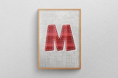 Tartan Patch Alphabet Set Product Image 4