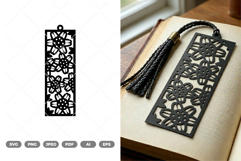Floral Bookmarks SVG &amp; Clipart Product Image 1
