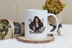 Boss Babe Charm - Empowering Businesswoman PNG Clip Art Product Image 3