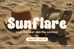 SunBeach - Food Font Product Image 3