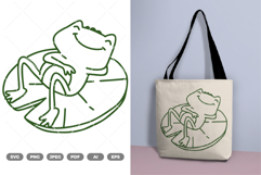 Frog SVG &amp; Clipart Product Image 1
