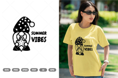 Summer Vibes Gnome SVG &amp; Clipart Product Image 1