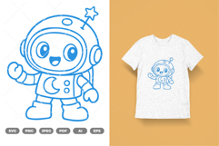 Chibi Robot SVG &amp; Clipart Product Image 1