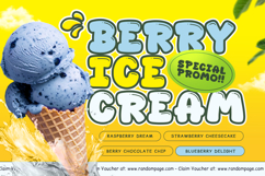 Mango Ice - Food Font Product Image 4