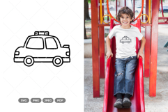 Taxi Doodle SVG &amp; Clipart Product Image 1