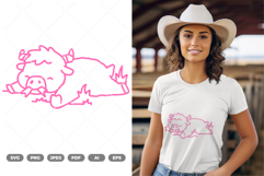 Baby Yak SVG &amp; Clipart Product Image 1