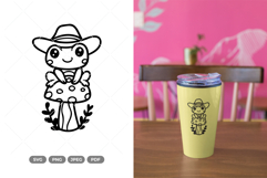 Kawaii Chibi Frog SVG &amp; Clipart Product Image 1