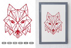 Wolf Head SVG &amp; Clipart Product Image 1