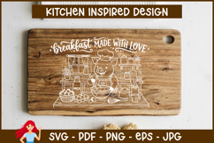 Funny Farmhouse Baking Cutting Board Design Product Image 1