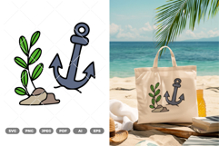 Seaweed Colored SVG &amp; Clipart Product Image 1