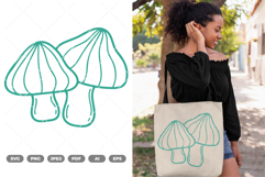 Mushroom SVG &amp; Clipart Product Image 1