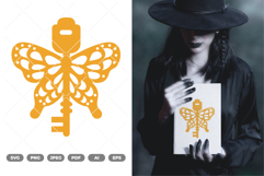 Winged Key SVG &amp; Clipart Product Image 1